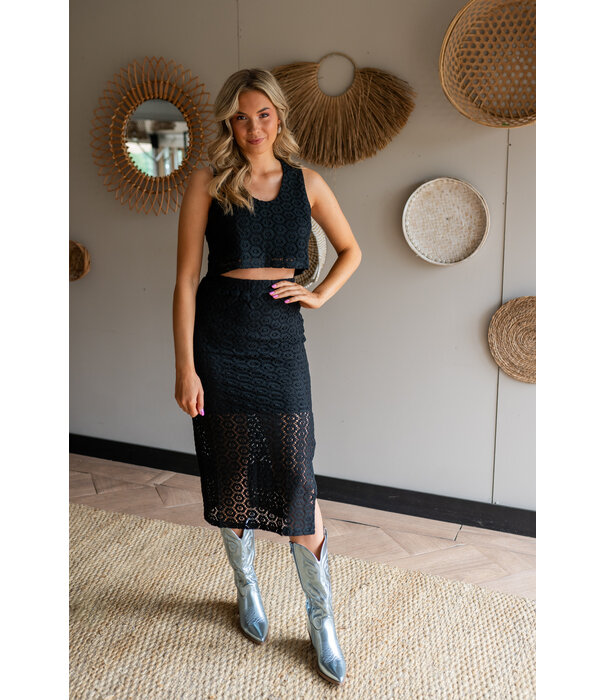 La Rebelle Top zwart | Josephine