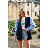 Blazer zwart/donkerblauw | Nannie