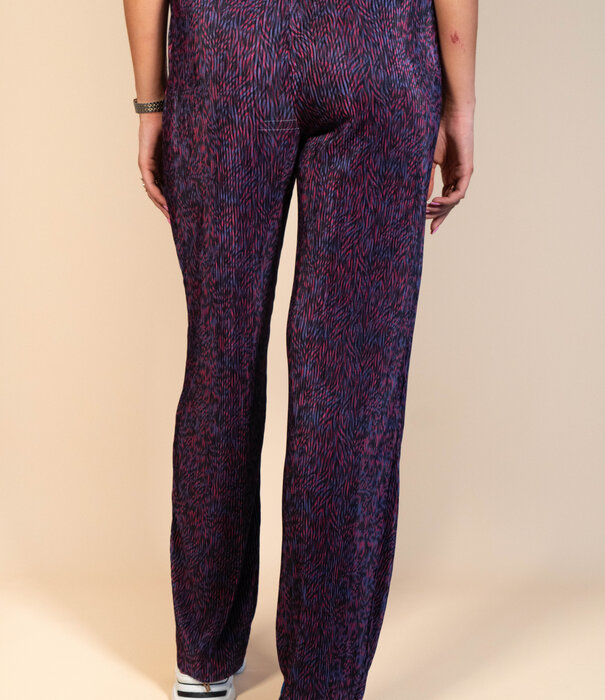 Fluresk Fluresk Melanie broek | black/cool purple