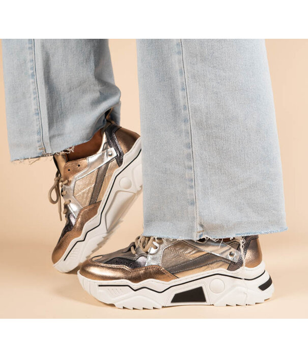 DWRS PLUTO metallic - Sneakers | Stone / Cipra