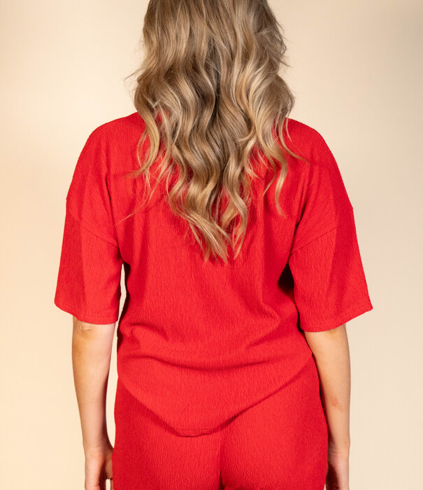 La Rebelle Top rood | Melia