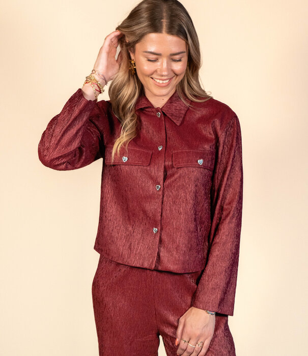 Studio Amaya Studio Amaya Daye jacket | bordeaux