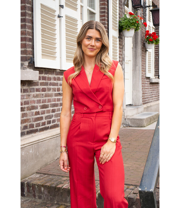 La Rebelle Gilet rood | Joy