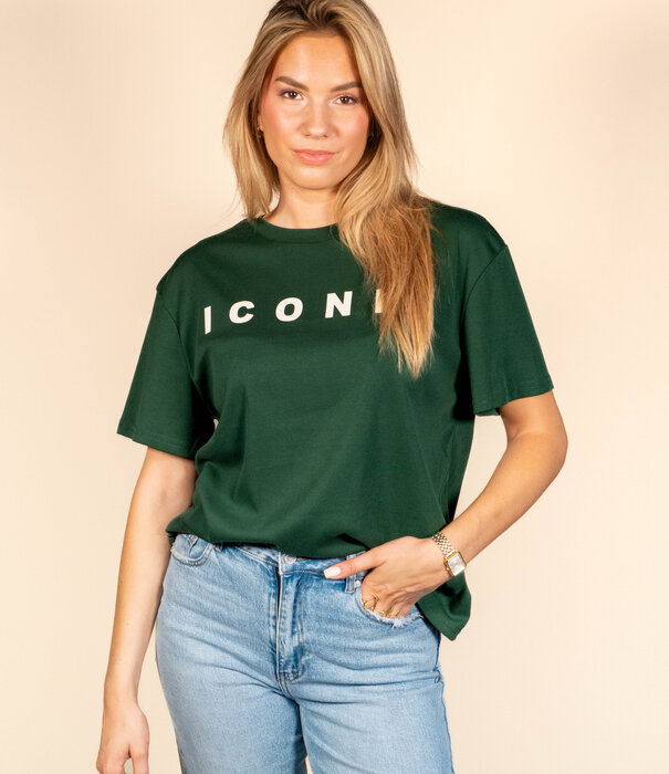 La Rebelle T-shirt groen | Iconic