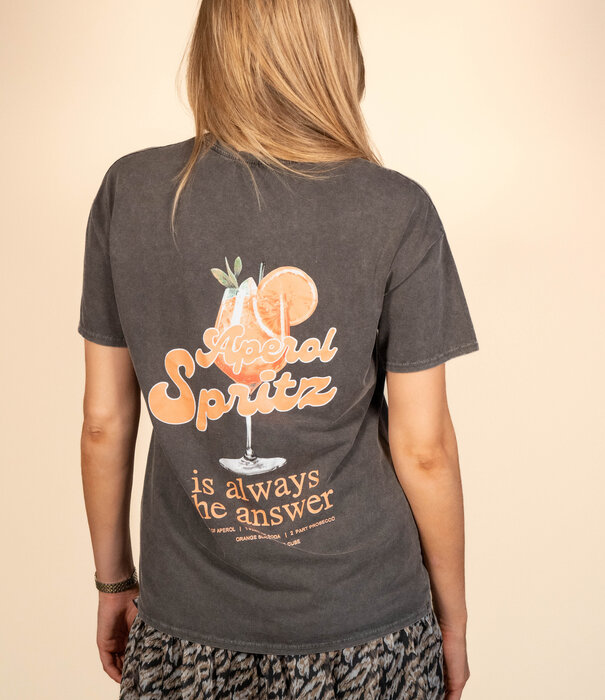 La Rebelle T-shirt grijs | Aperol Spritz