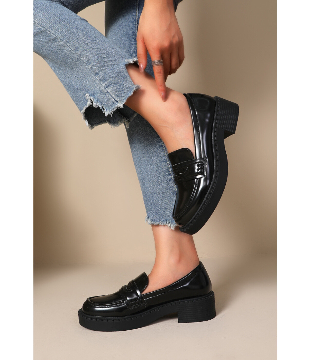Loafers zwart | Sophie