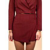 Skort bordeaux rood | Joy
