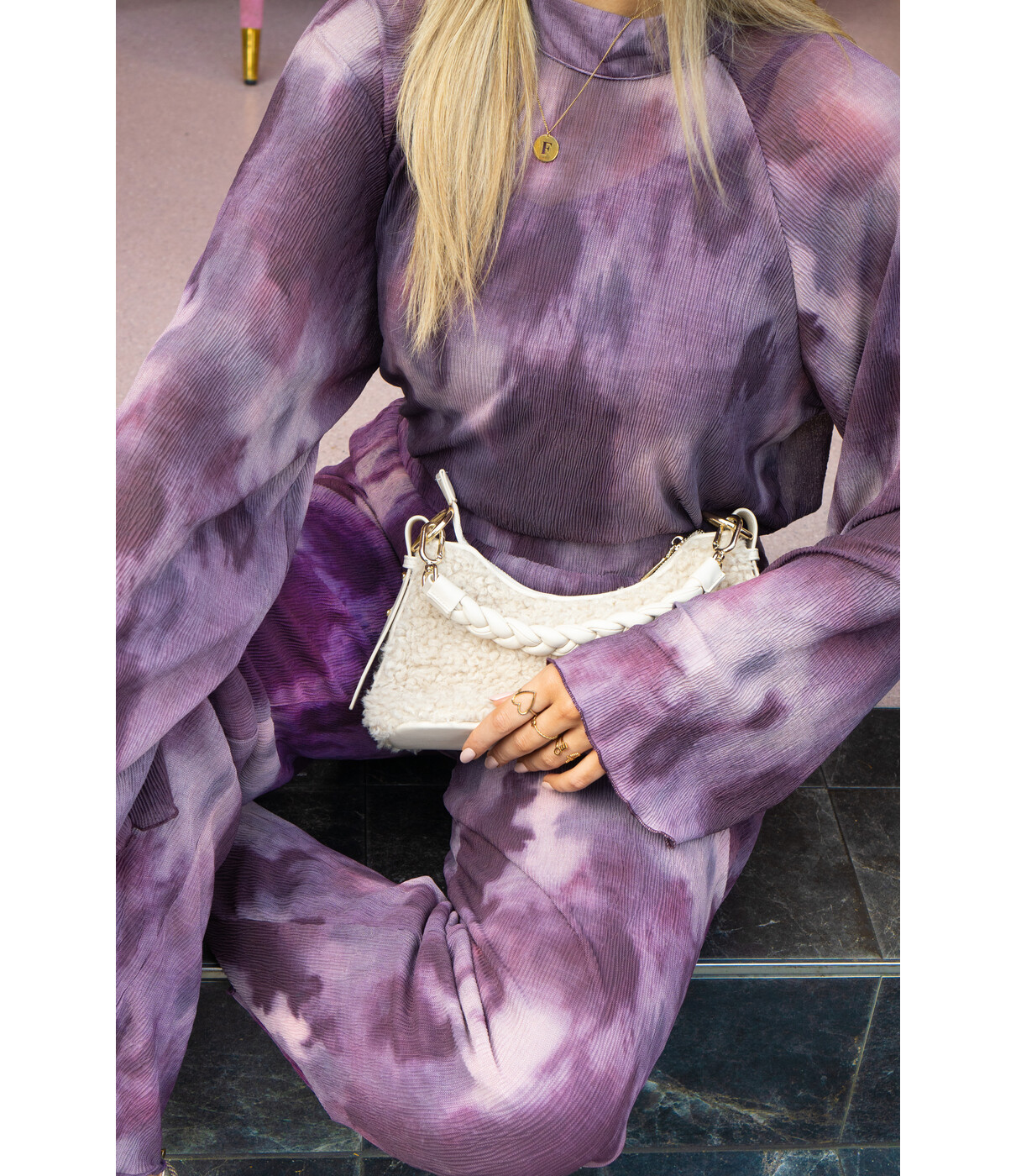 Studio Amaya Studio Amaya Maria pants | pink/combi