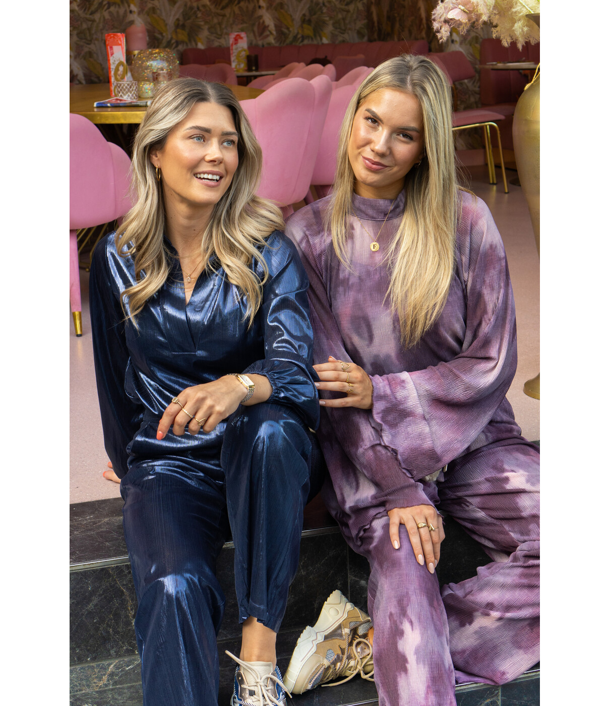 Studio Amaya Studio Amaya Maria pants | pink/combi