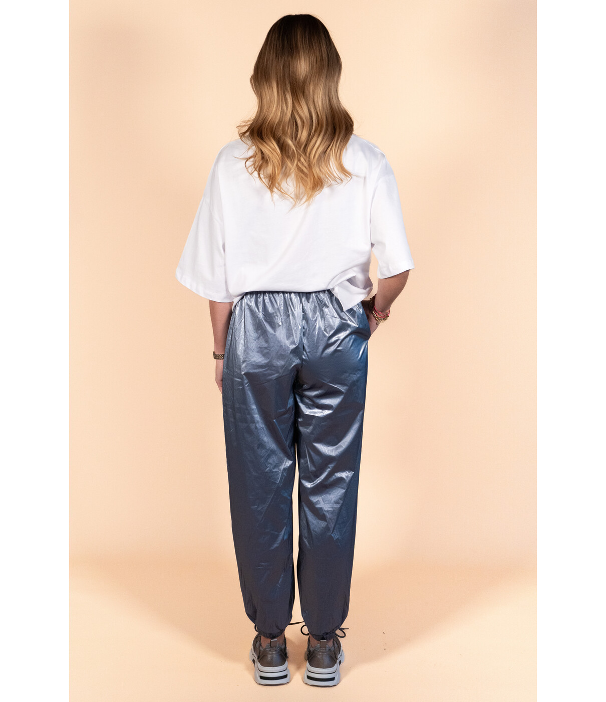 Studio Amaya Studio Amaya Kiki pants | metallic blue