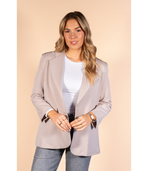 La Rebelle Blazer beige | Jade