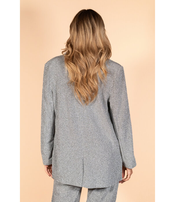 Studio Amaya Studio Amaya Sparkle blazer | silver
