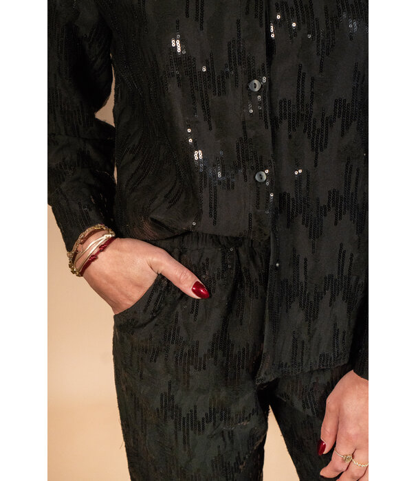 La Rebelle Broek zwart | Lincy