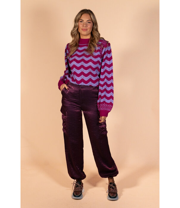 Fluresk Fluresk Angie pants | grape purple