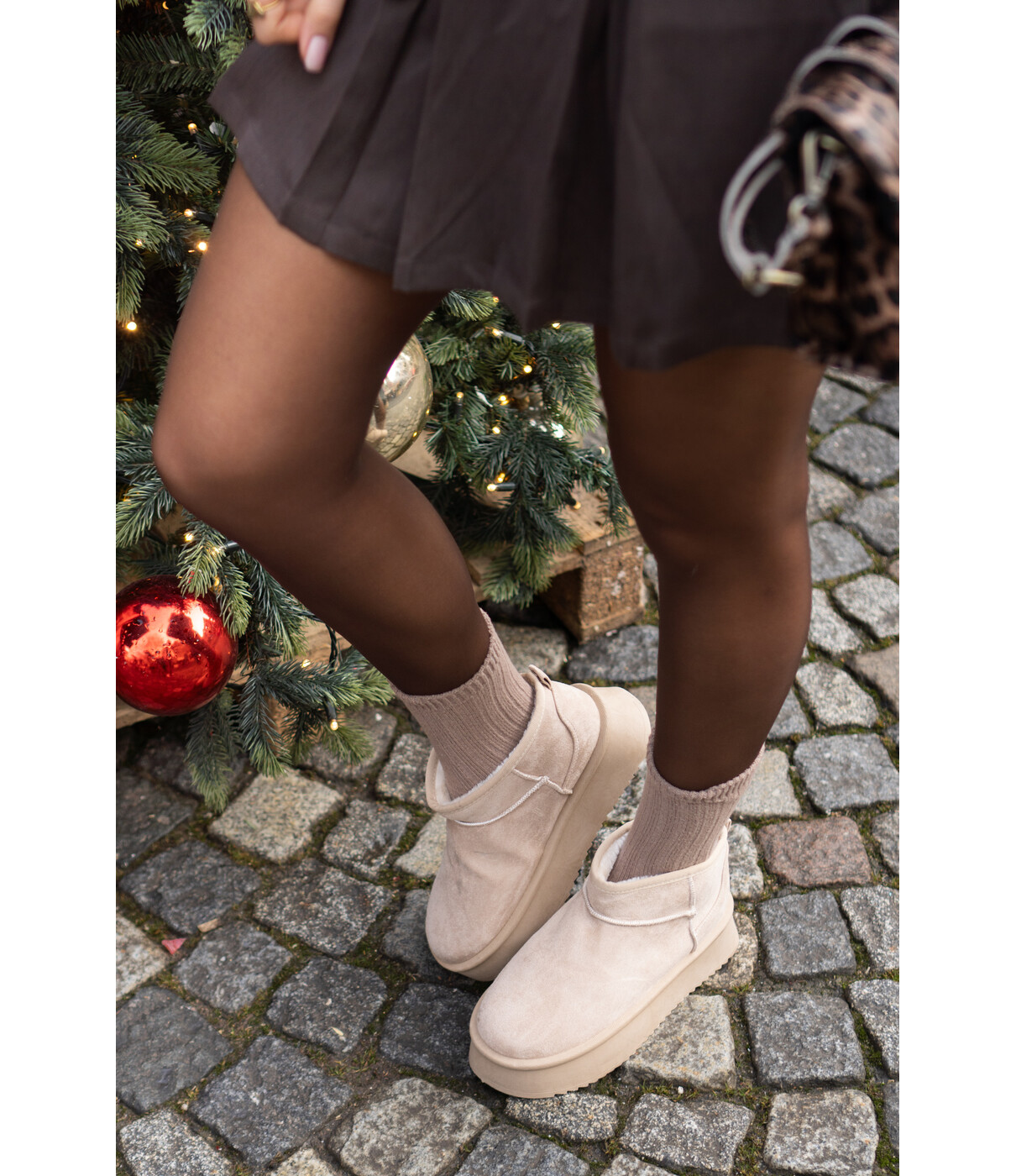 Boots beige | Rosa
