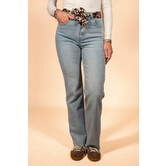 Jeans straight leg blauw | Dewi