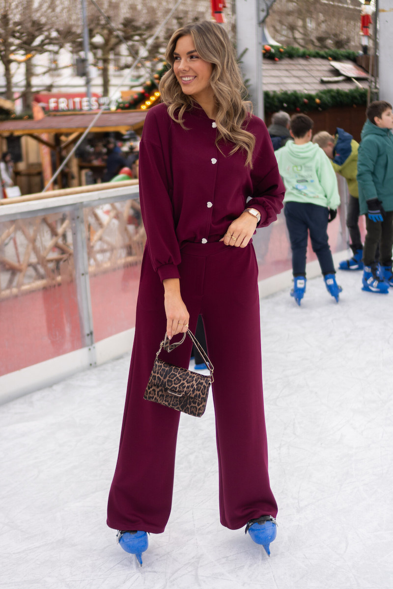 Matching set winter outfit voor dames