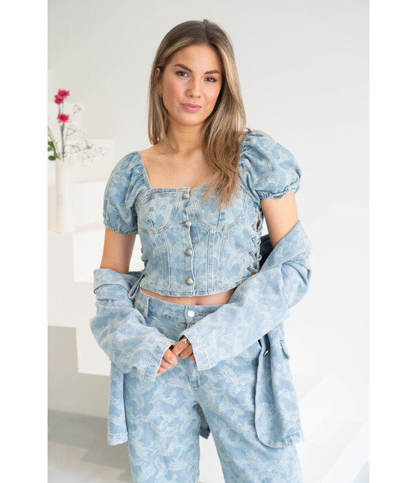 Studio Amaya Studio Amaya Jazzie top | blue