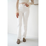Jeans extra long wide leg | Wit