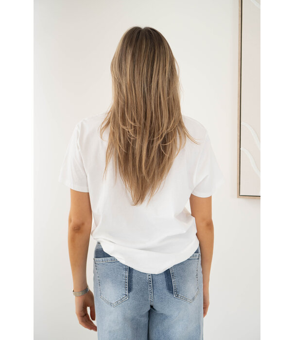 Fluresk Fluresk Marin t-shirt | off white