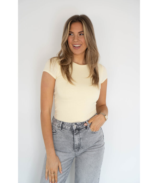 La Rebelle Top geel | Fieke
