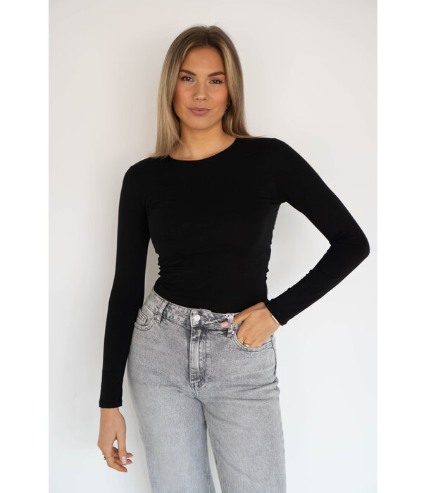 La Rebelle Top zwart | Melissa