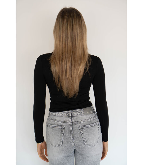 La Rebelle Top zwart | Melissa