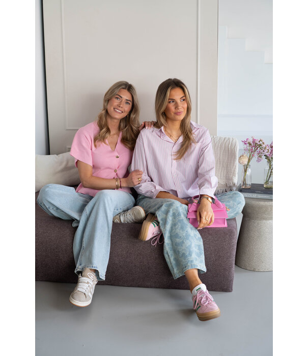 La Rebelle Top roze | Loes