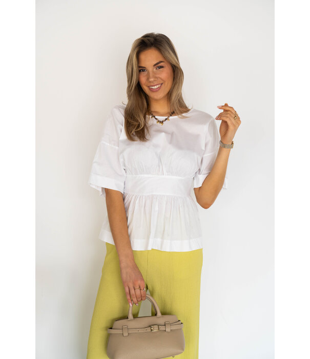La Rebelle Blouse wit | Manouk