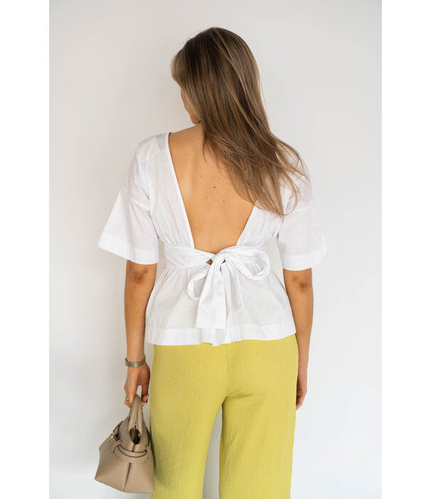 La Rebelle Blouse wit | Manouk