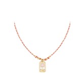 Ketting goud | Touw rood Fiesta