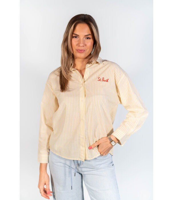 La Rebelle Blouse geel | St. Barth