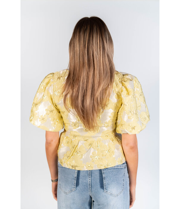 La Rebelle Top geel | Nadia