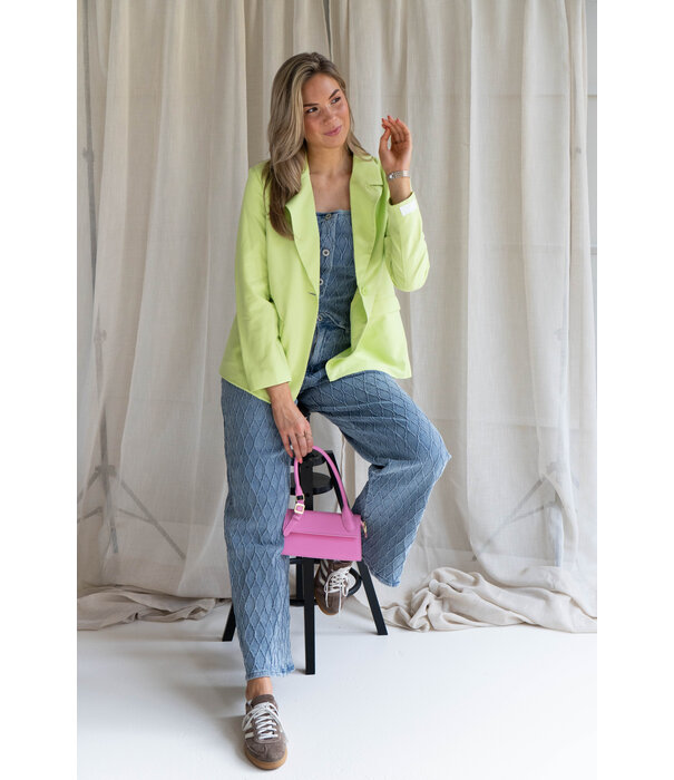 Fluresk Fluresk Elissa top | denim light blue