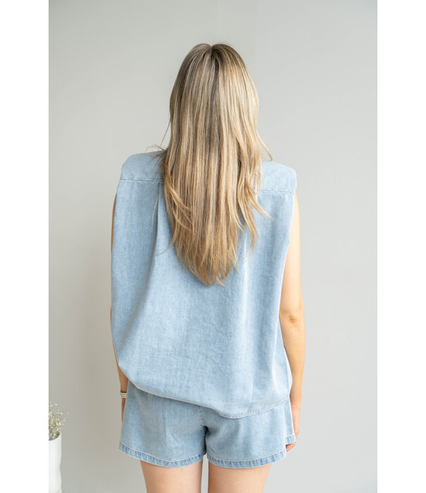 Studio Amaya Studio Amaya Storm top | blue