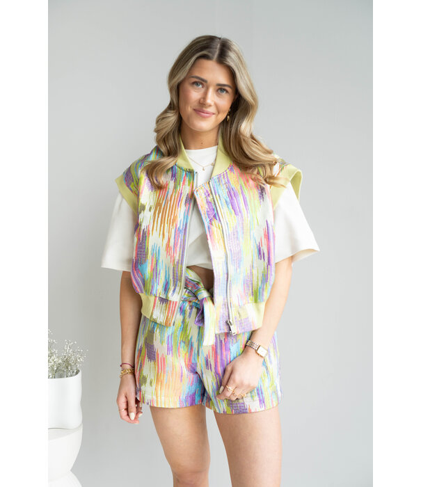 Studio Amaya Studio Amaya Eef jacket | light lime