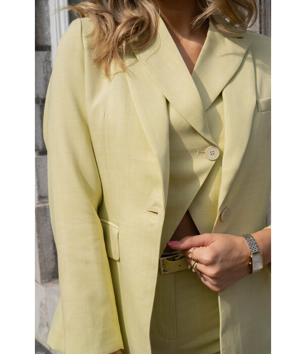 La Rebelle Blazer groen | Rachelle