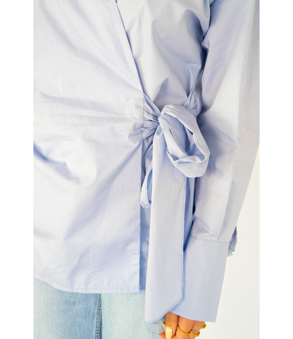 La Rebelle Blouse lichtblauw | Paloma