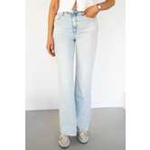 Jeans wide leg dirty wash | Brenda