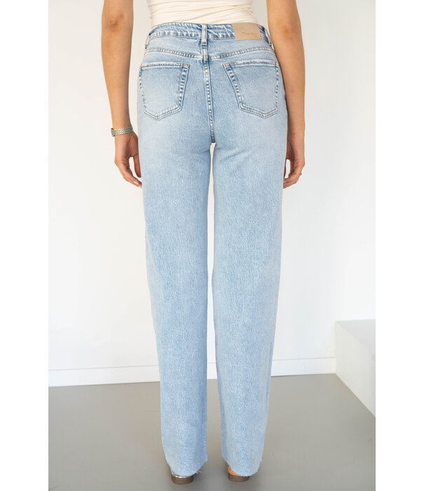 La Rebelle Jeans wide leg blauw | Brenda