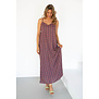 Fluresk Claudi dress | deep purple/shamrock green