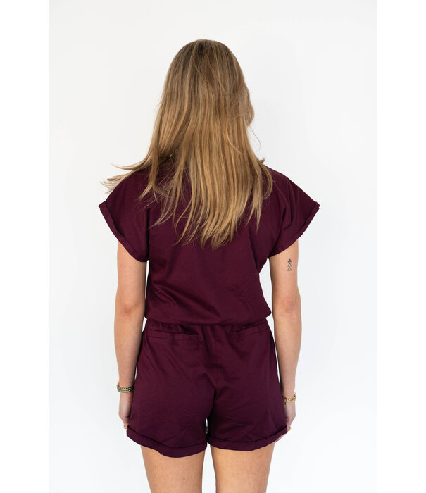 Fluresk Fluresk Hanna playsuit | deep purple