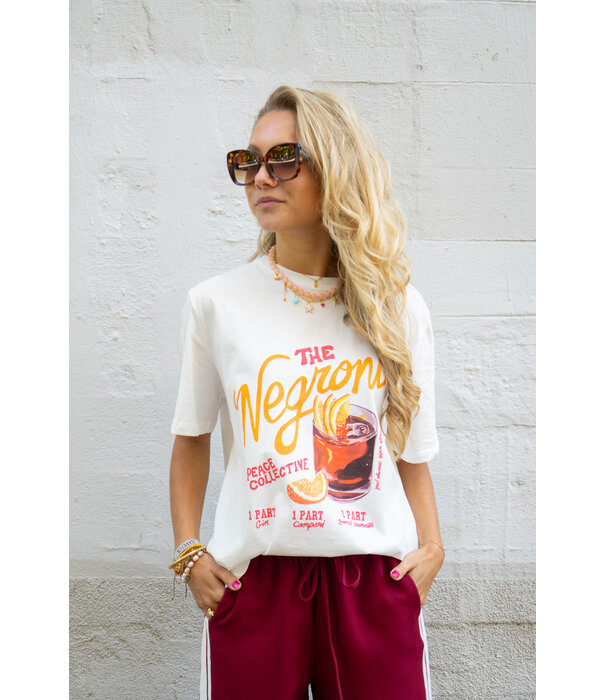 La Rebelle T-shirt wit | Negroni