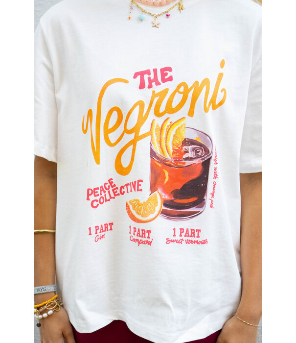 La Rebelle T-shirt wit | Negroni