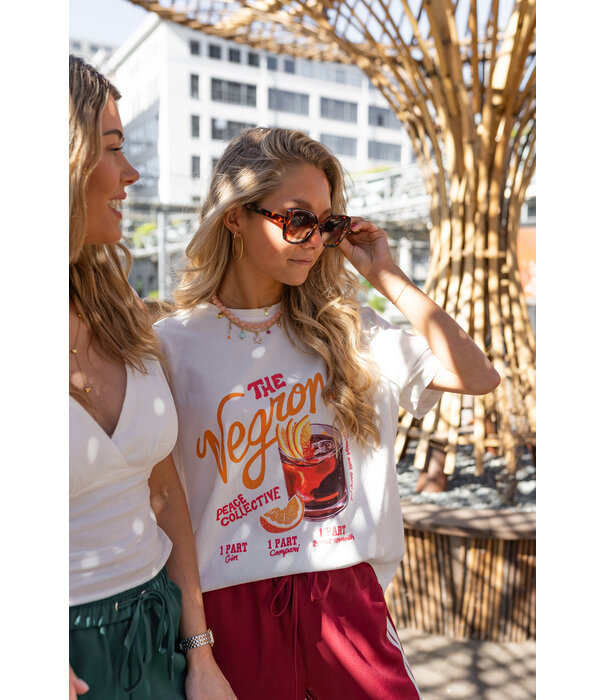 La Rebelle T-shirt wit | Negroni