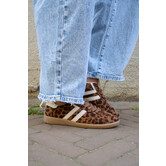 Sneakers bruin | Leopard
