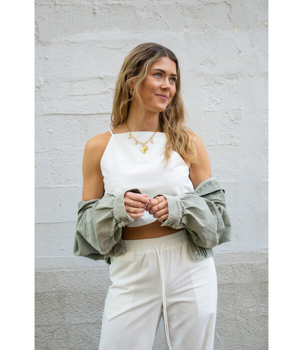 La Rebelle Top wit | Emily