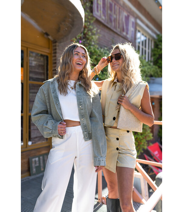 La Rebelle Top wit | Emily