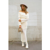 Jurk beige | Veerle