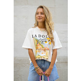 T-shirt wit | La Dolce Vita